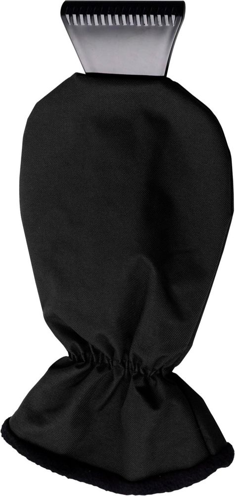 ABS ice scraper and polyester glove Ashton - Black