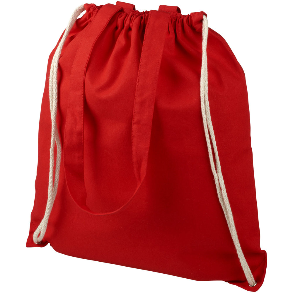 Eliza 240 g/m² cotton drawstring bag 6L