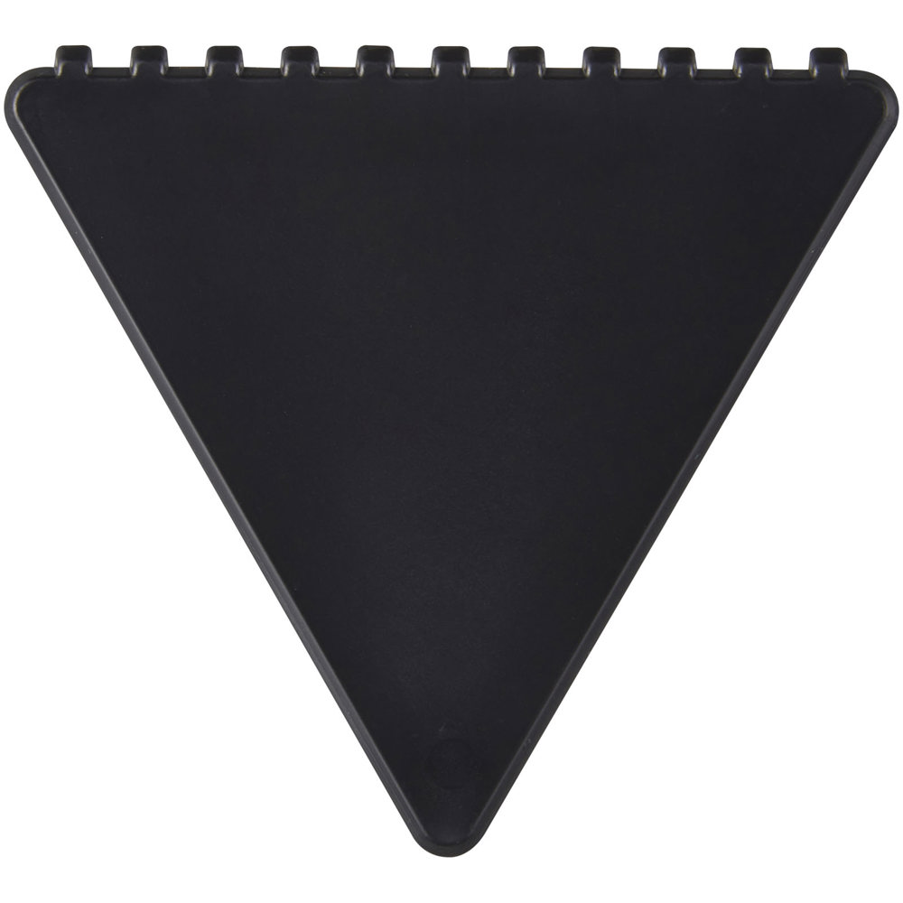 Frosty triangular recycled plastic ice scraper