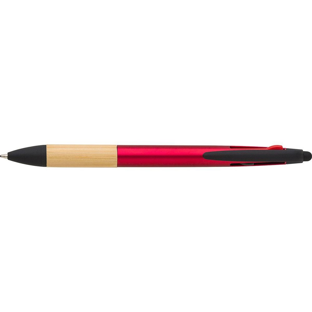 ABS 3 Color ink ballpen Malachi - Red