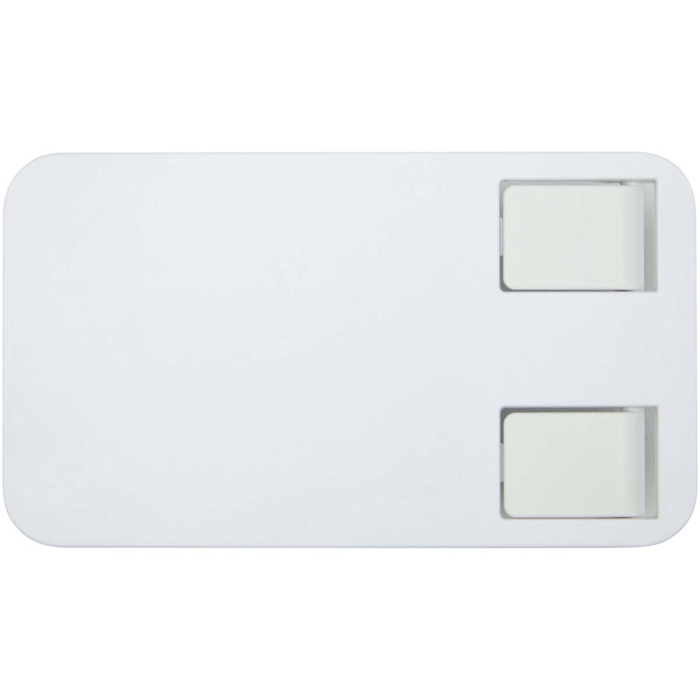 Alhena recycled plastic foldeable phone holder with metal desk stand