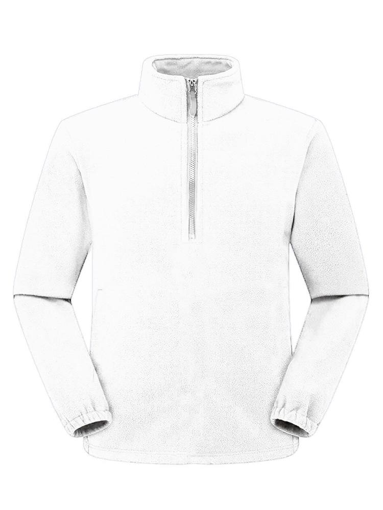 BS Polaris half zip fleece sweater, 160 gr/m² - White (White)