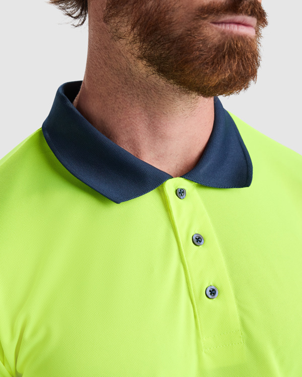 AV POLARIS POLO SHIRT S/S FLUOR YELLOW