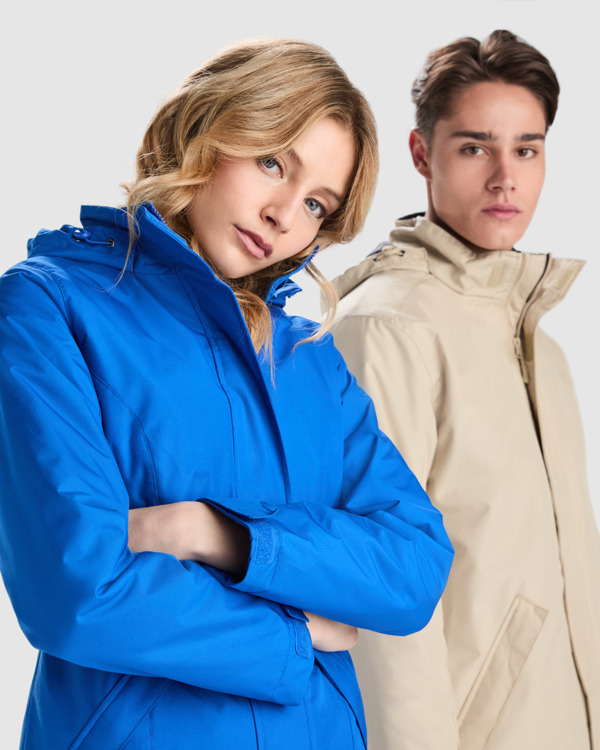 AMERICA WOMAN PARKA S/L DARK SAND