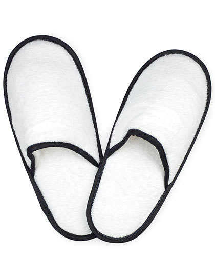 The One Towelling® - Slippers - White, Black