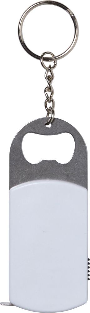 ABS key holder with bottle opener Karen - White