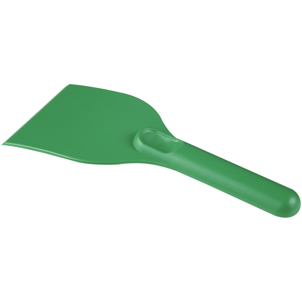 Chilly large recycled plastic ice scraper - Mid green