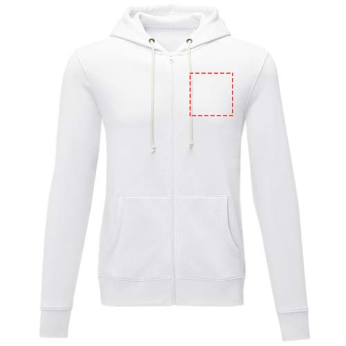 Charon 240 g/m2 unisex full zip hoodie