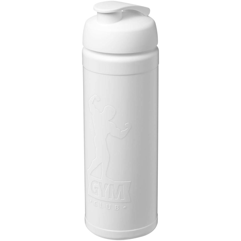 Baseline Rise 750 ml sport bottle with flip lid - White, White