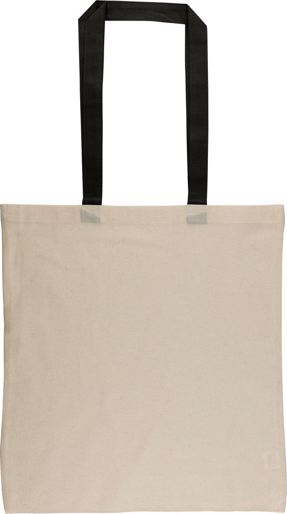 Cotton (140 gsm) shopping bag Maris - Black