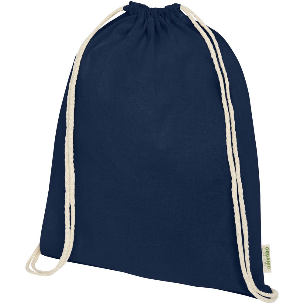 Odisha 140 g/m² OCS organic drawstring bag 5L - Navy
