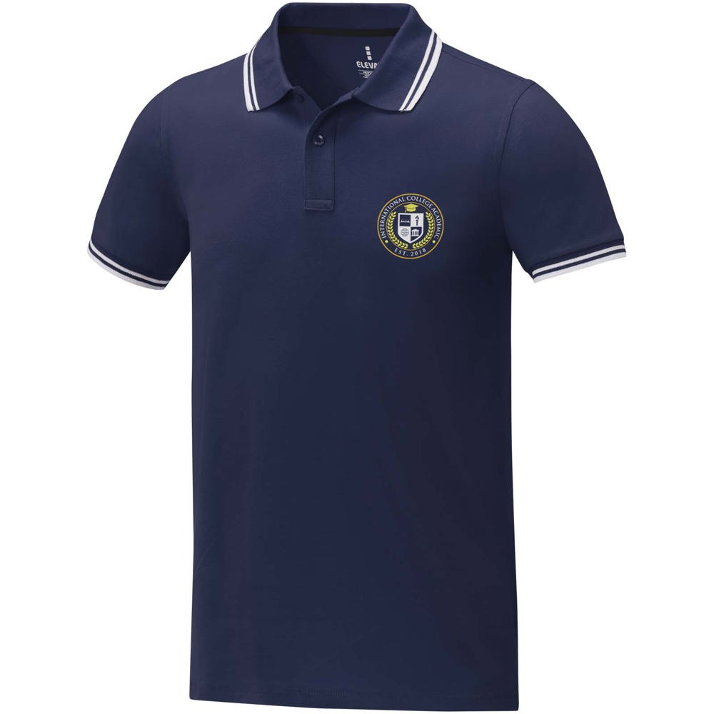 Amarago 200 g/m2 short sleeve men's tipping polo