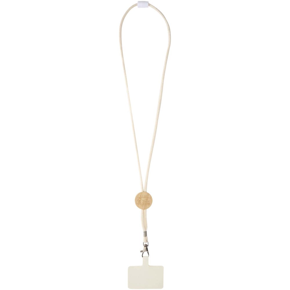 Adhab smartphone lanyard with bamboo details