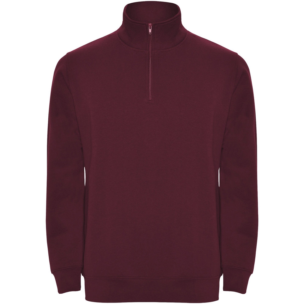 Aneto 280 g/m2 quarter zip sweater - Garnet