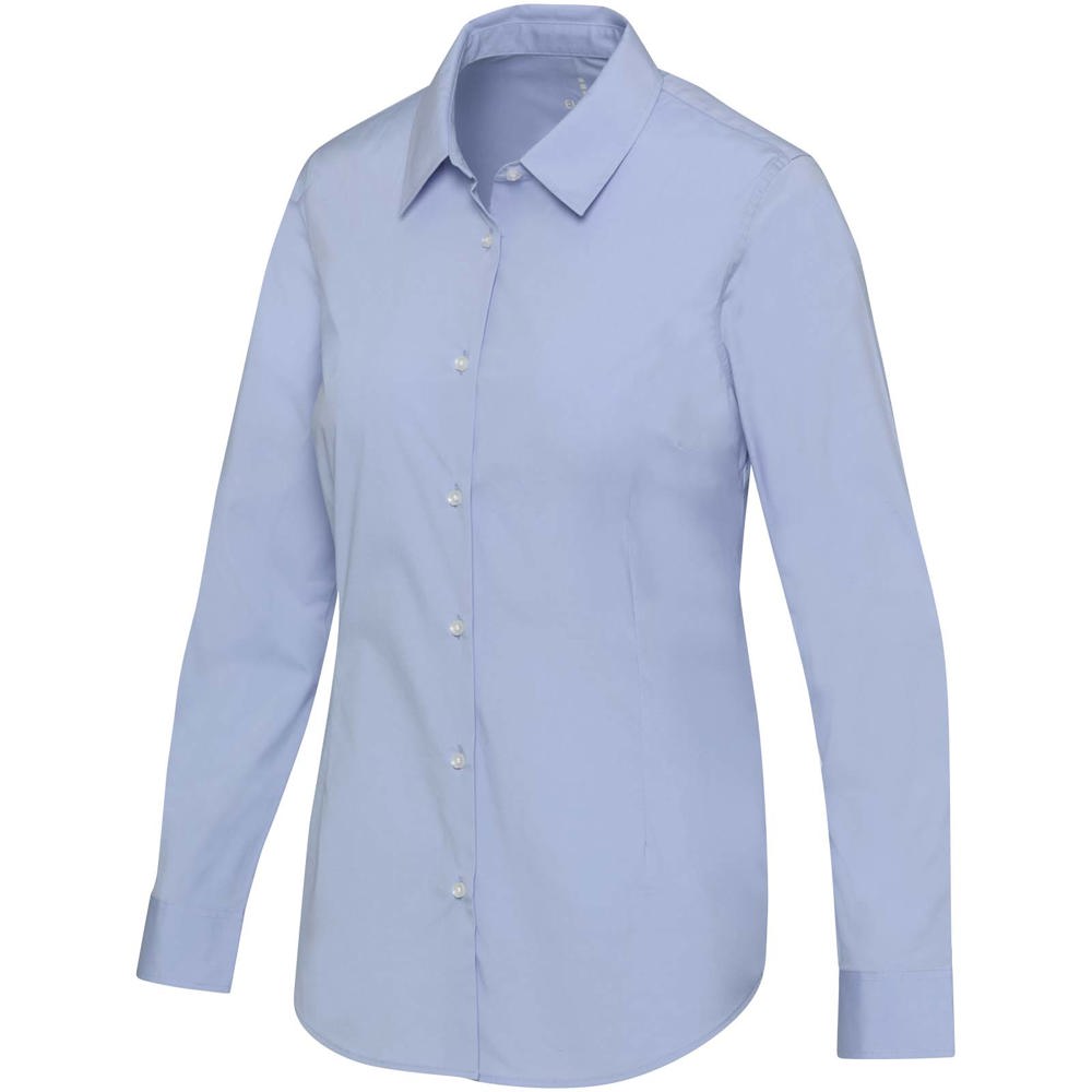 Carnelian 133 g/m² poplin women's shirt - Light Blue