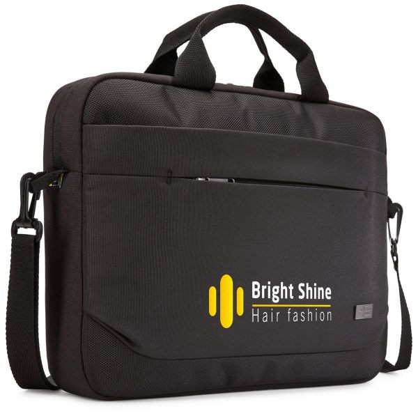 Case Logic Advantage Laptop Attache- Black 14 inch