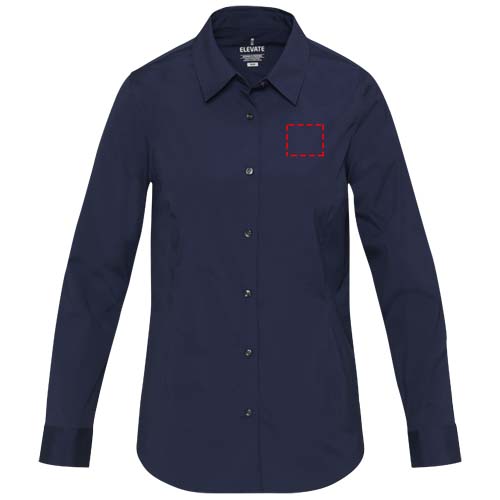 Carnelian 133 g/m² poplin women's shirt