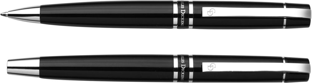 ABS Charles Dickens® writing set Santana - Black