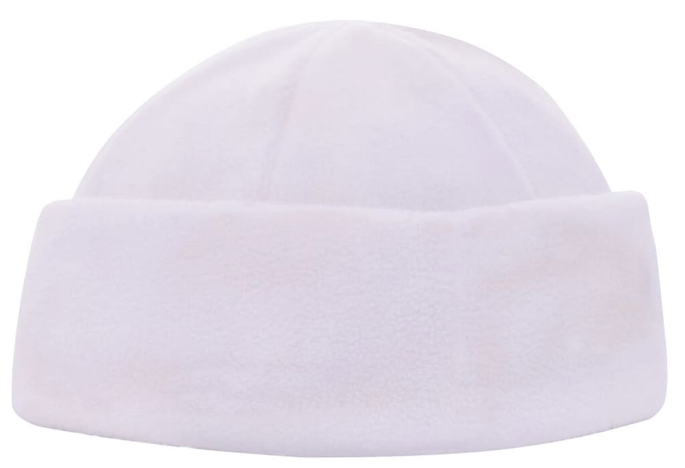 Fleece hat 100% rPET - White (White) / White