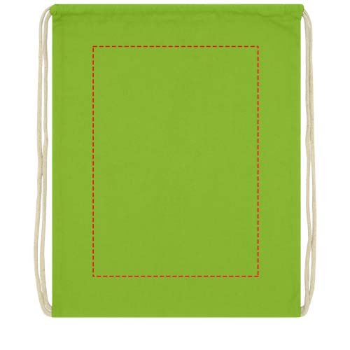 Oregon 140 g/m² cotton drawstring bag 5L