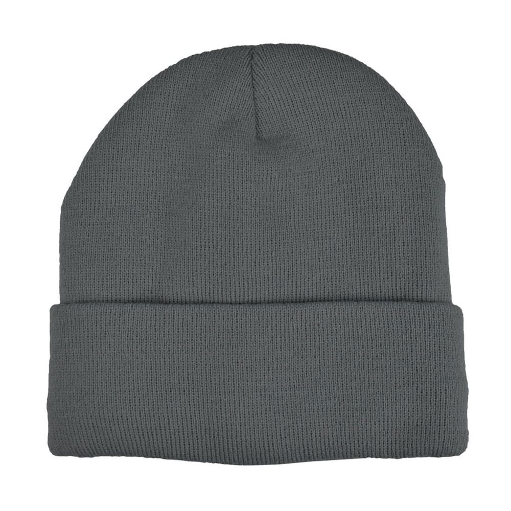 Knitted hat with fleece - Dark grey (PMS Cool Grey 11c) / Dark grey