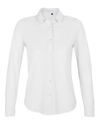 NEOBLU - Women´s Cotton Pique Shirt Basile - Optic White