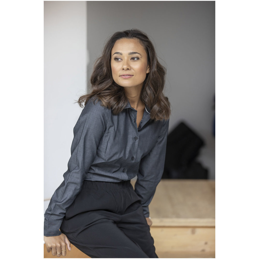 Cuprite long sleeve women's organic shirt