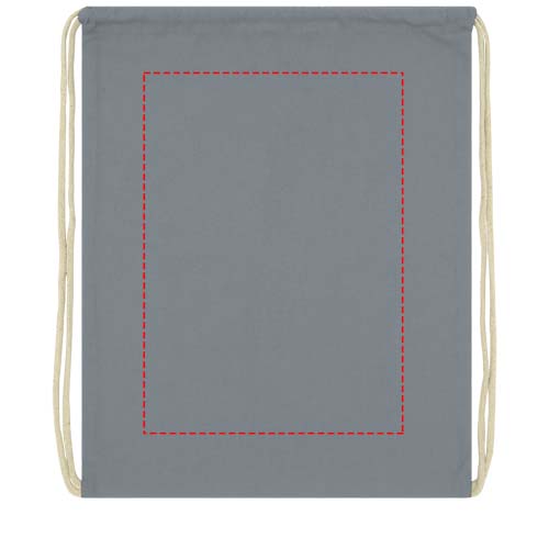 Oregon 140 g/m² cotton drawstring bag 5L