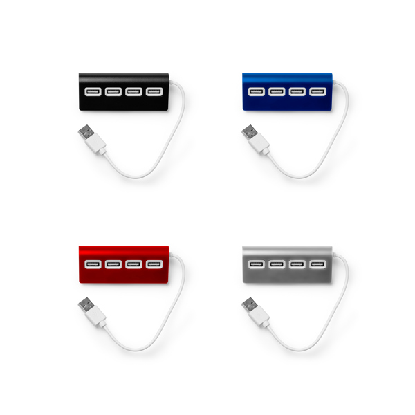 HUB PORT PLERION BLACK