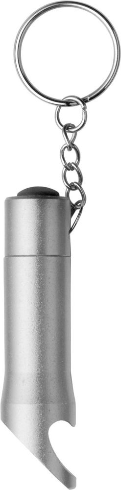 Aluminium 2-in-1 key holder Carla - Silver
