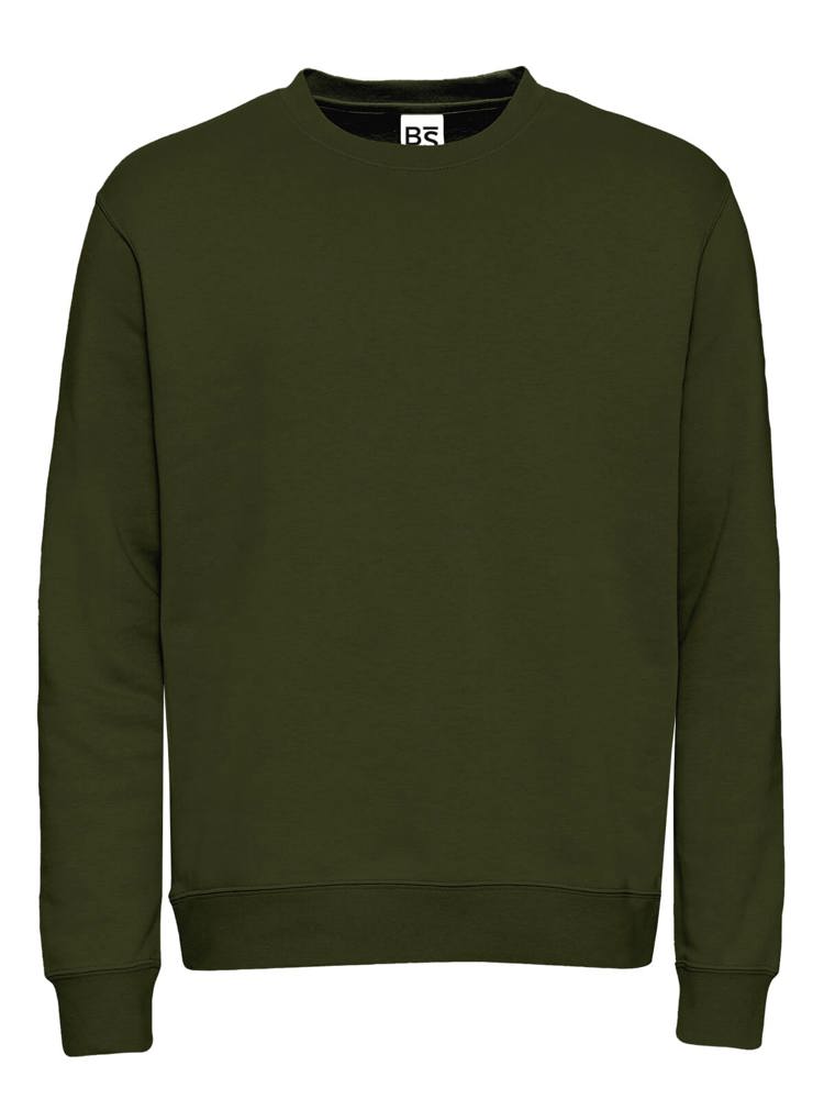 BS Atlas sweater, 280 gr/m² - Olive green (PMS 418C)