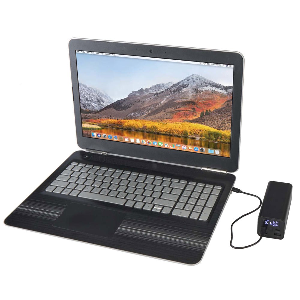 Acamar 20.000 mAh 70W recycled aluminium laptop power bank
