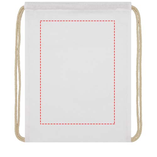 Oregon 140 g/m² cotton drawstring bag 5L