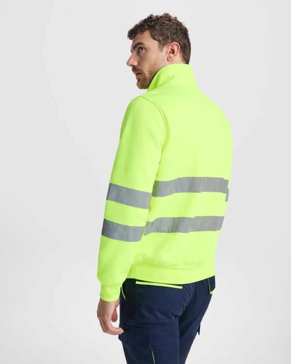 AV SPICA SWEATSHIRT S/4XL FLUOR YELLOW