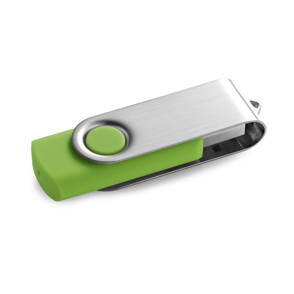 CLAUDIUS 8GB. Μονάδα flash USB 8 GB με μεταλλικό κλιπ - Λαχανί