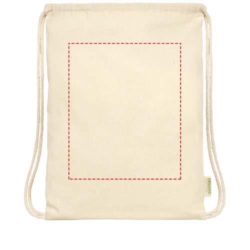 Odisha 100 g/m² OCS organic drawstring bag 5L