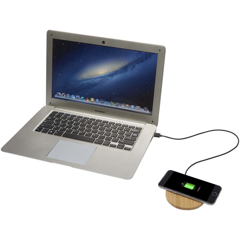 Essence 15W bamboo wireless charging pad