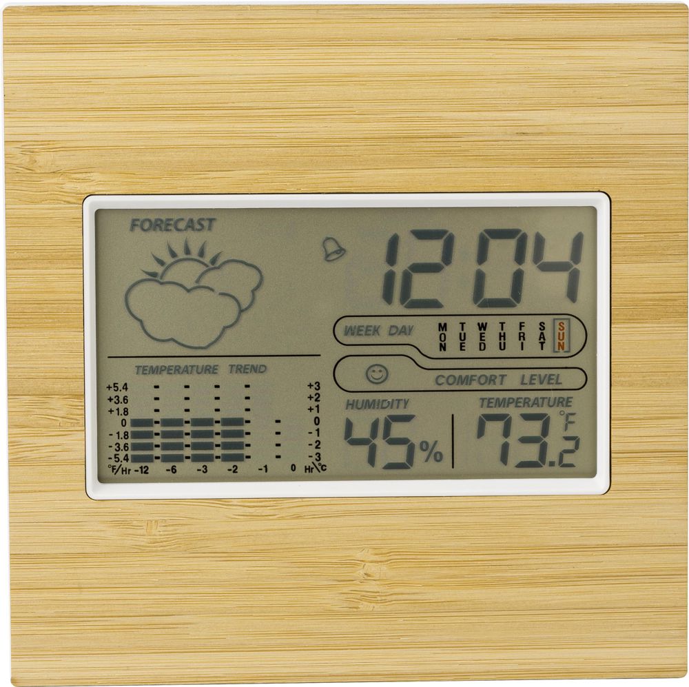 Bamboo weather station Lia - bamboo