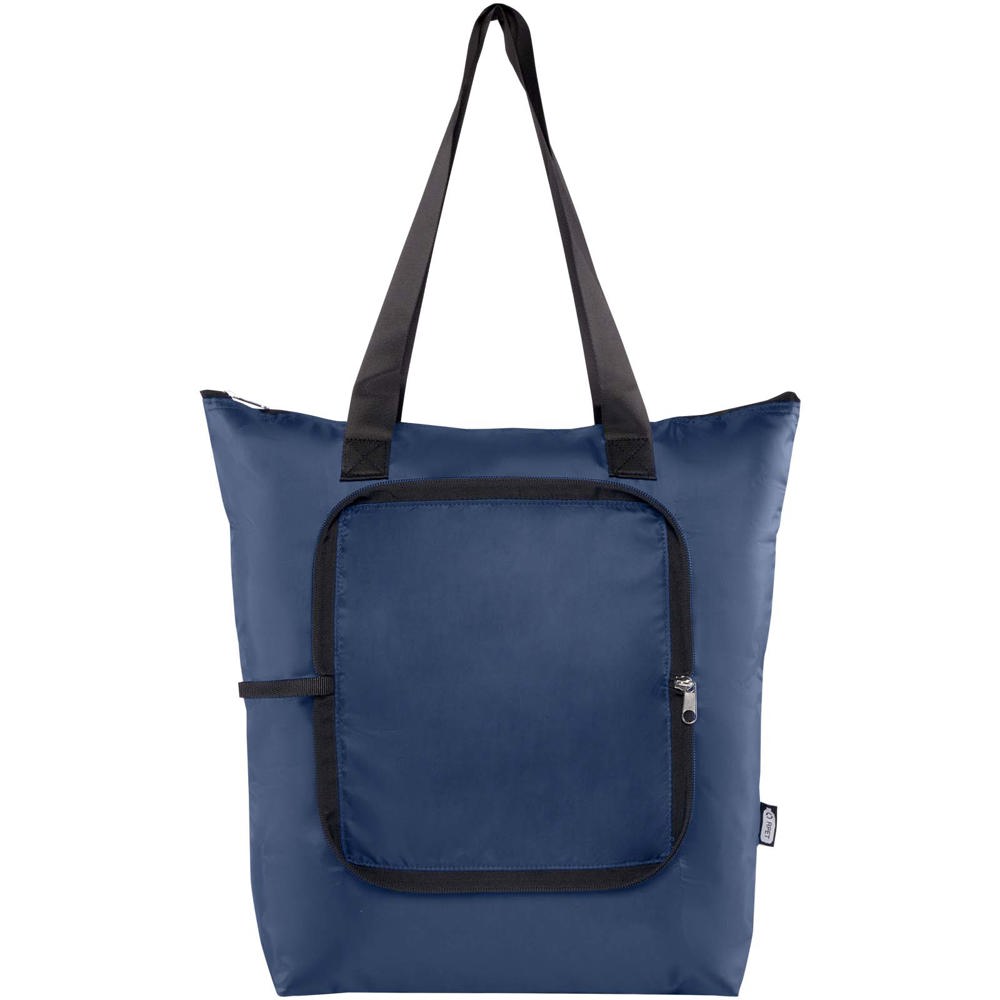 EcoFold RPET foldable tote cooler bag 15L