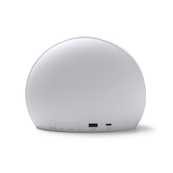 LAMP ALARM CLOCK NAMUR NATURAL