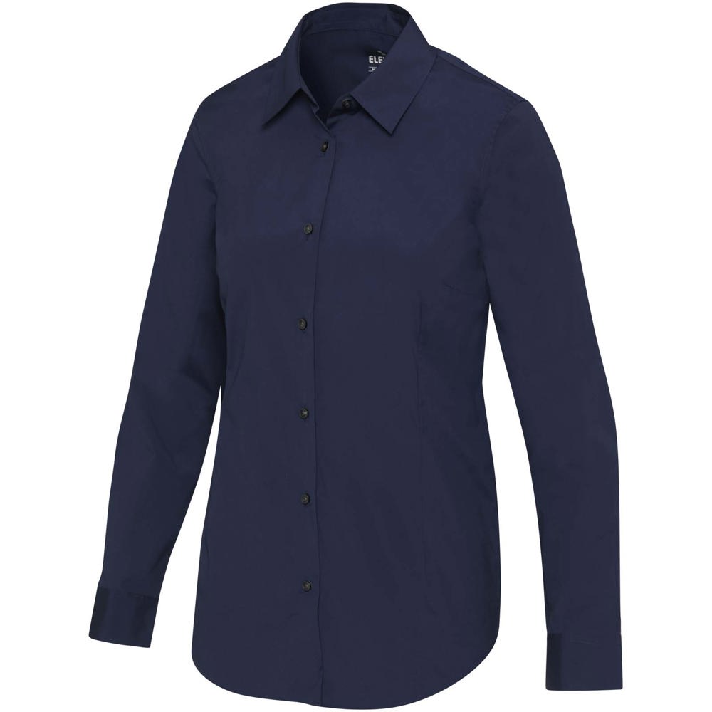 Carnelian 133 g/m² poplin women's shirt - Navy Blue