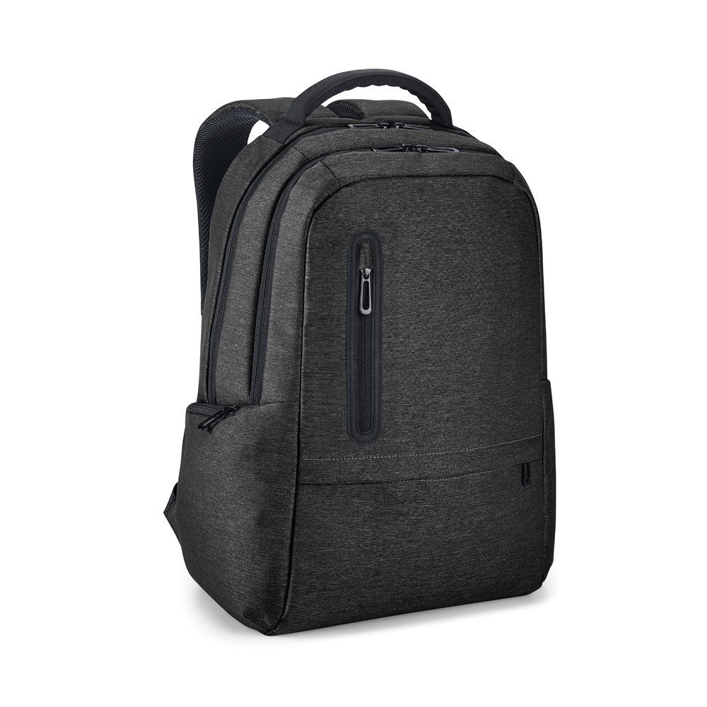 BOSTON. Αδιάβροχο σακίδιο laptop 2Tone Nylon 17'' - Μαύρο