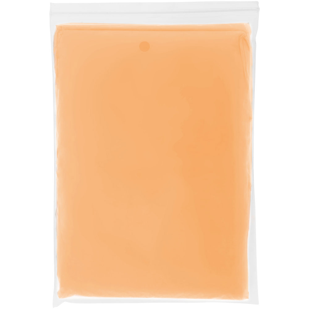 Ziva disposable rain poncho with storage pouch