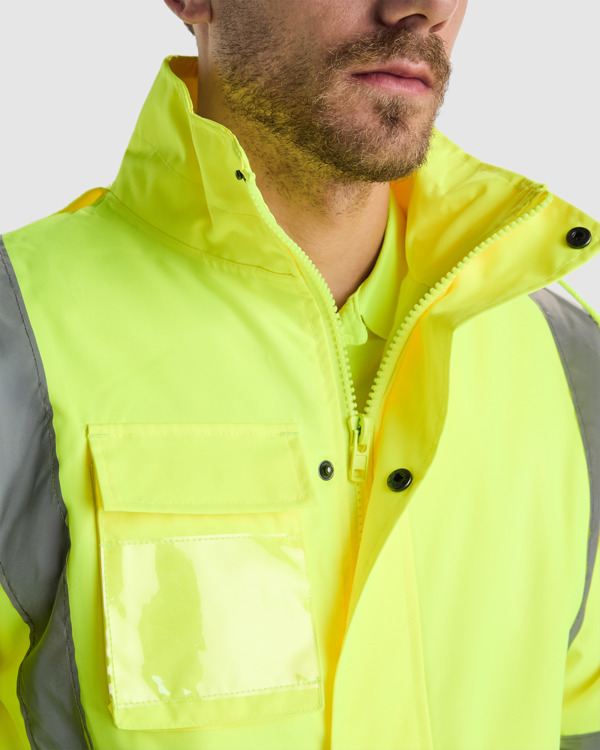AV MERAK PARKA S/S FLUOR YELLOW