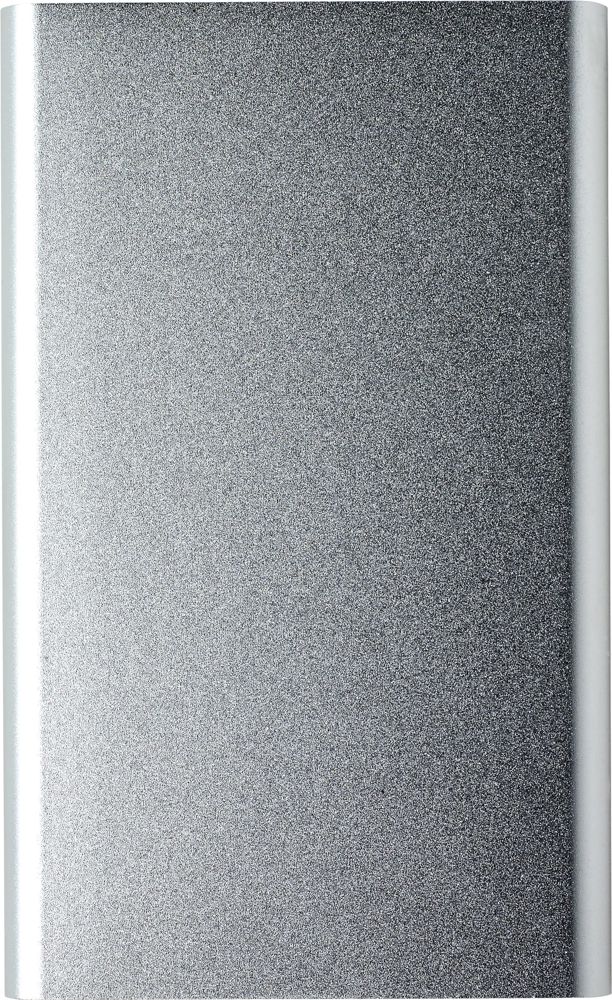 Aluminium power bank Ezra - Silver