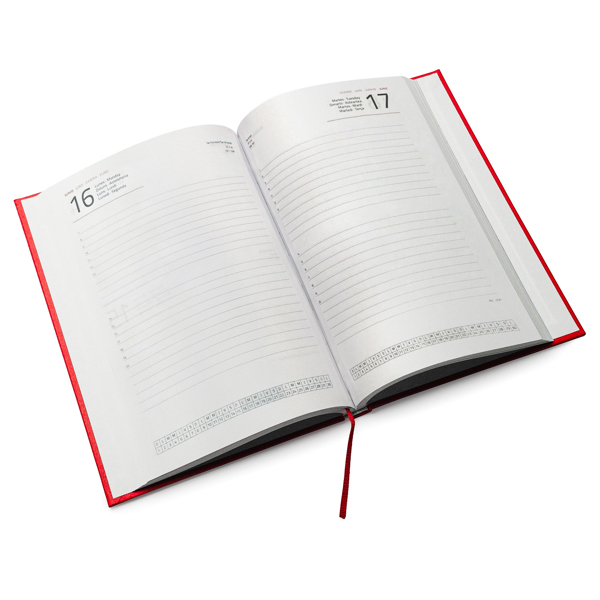 HORUS A5 DAILY DIARY NOTEBOOK WHITE