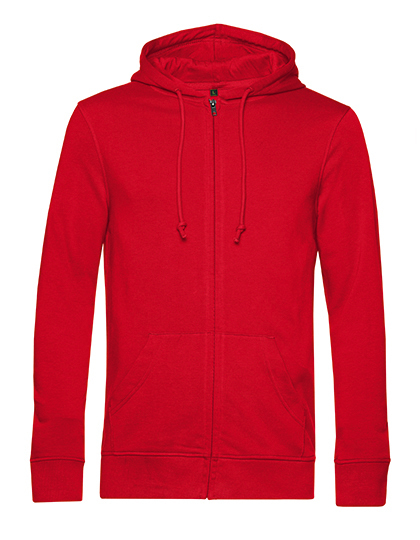 B&C BE INSPIRED - Inspire Zipped Hood Jacket_° - Red