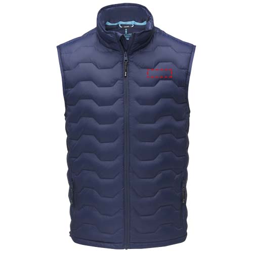 Petalite men's GRS recycled insulated down bodywarmer