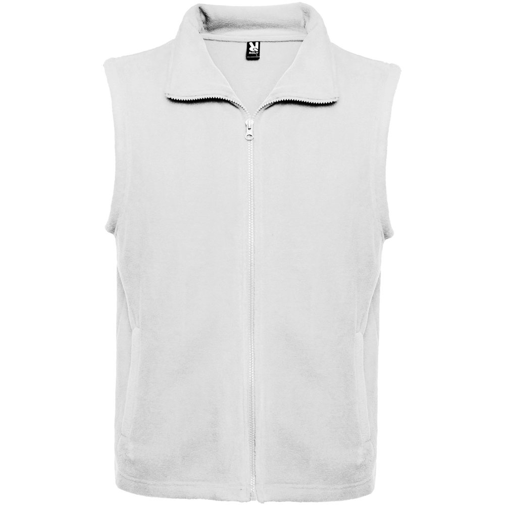 Bellagio unisex fleece bodywarmer - White