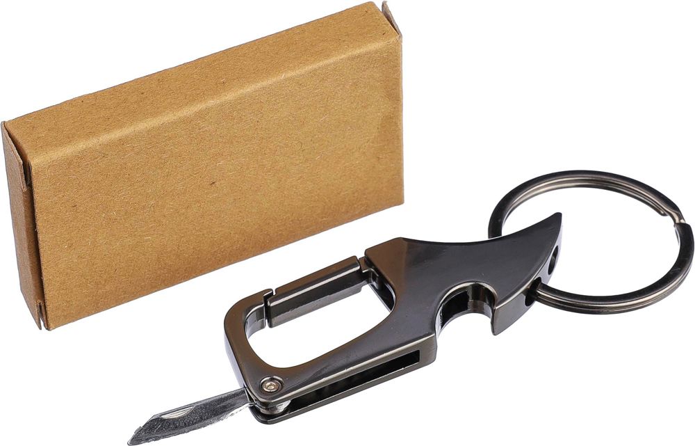 Metal carabiner keychain Bella